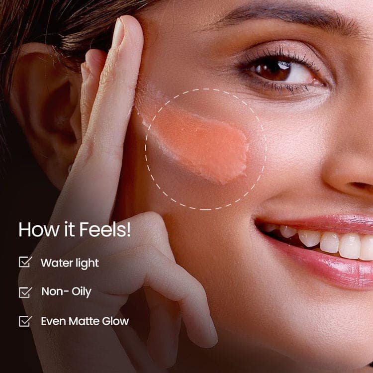Lotus Herbals Safesun 3In1 Matte Look Tinted Sunscreen SPF 40 PA+++ In Vivo Tested Matte Finish (100g) view 4