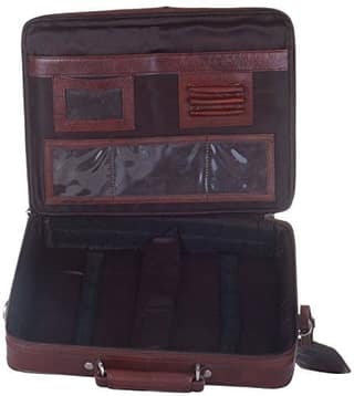 Leatherman Leather Brown Laptop Bag