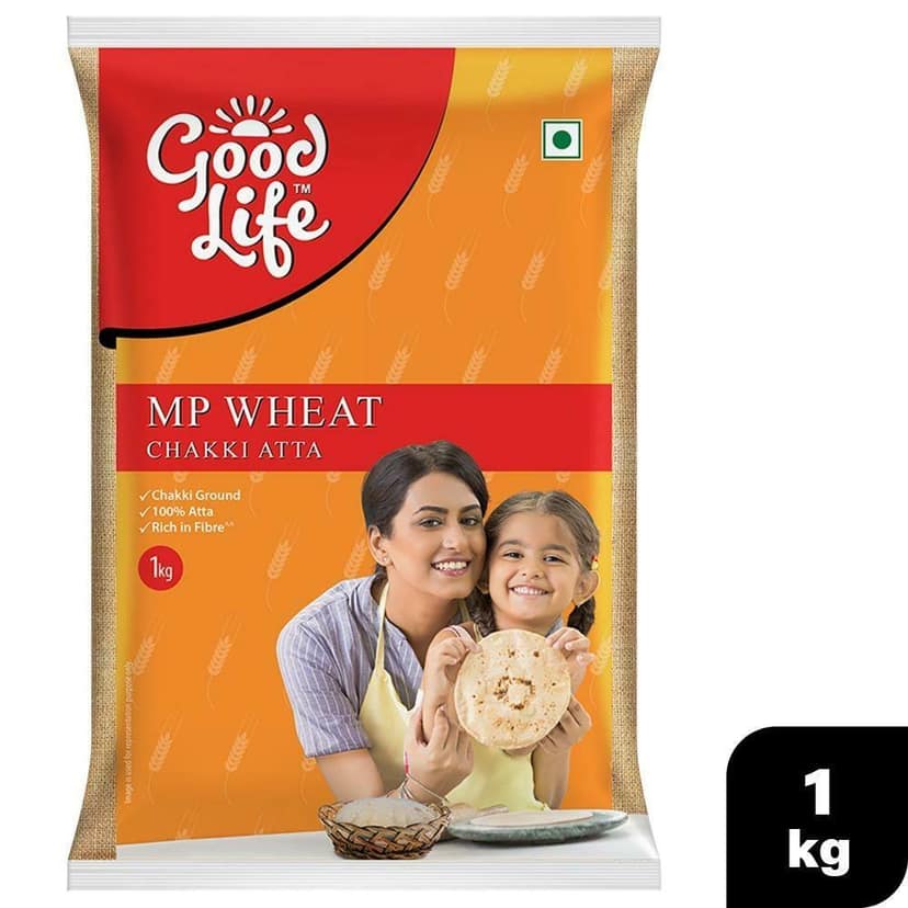 Good Life MP Wheat Chakki Atta 1 kg view 2