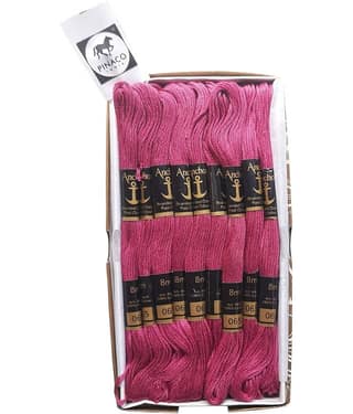 Anchor Stranded Cotton SKEINS/Embroidery Threads Longstitch/Cross Stitch 8 mtrs skeins Pack of 10 pcs (065)