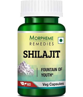 Morpheme Remedies Shilajit 500mg Extract Capsule 60 no.s