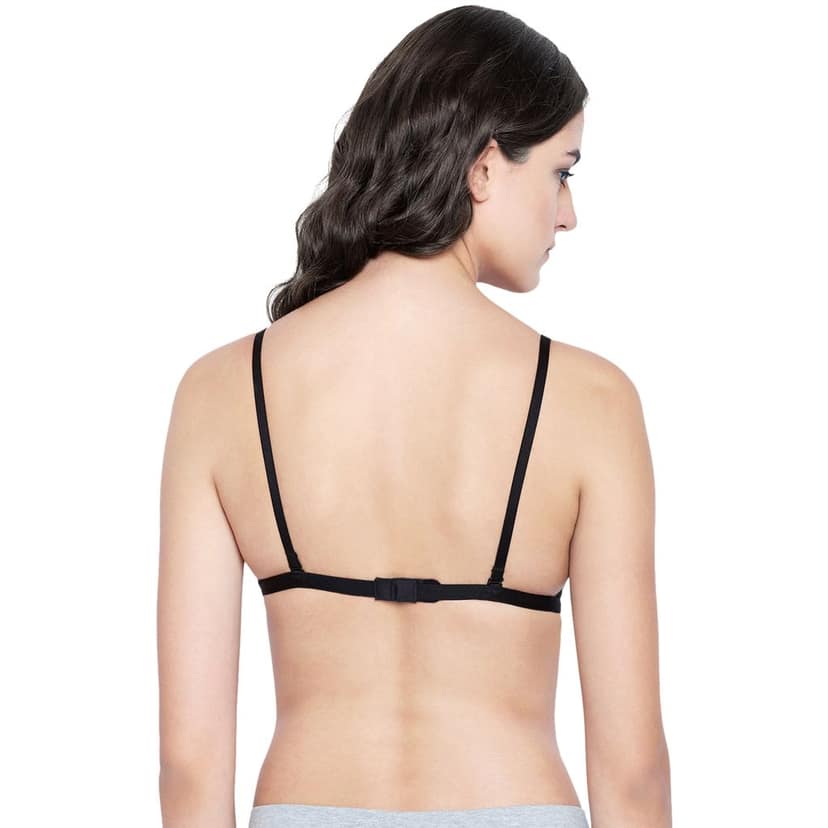 Bodycare Women Cotton Full Coverage Non Padded Regular Bra Pack - 2 E5580BW-BLACK-WHITE view 4