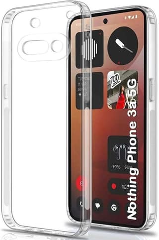 PLUGTECH TPU Ultra Hybrid Clear Camera Protection Back Cover Case for Nothing Phone 3A