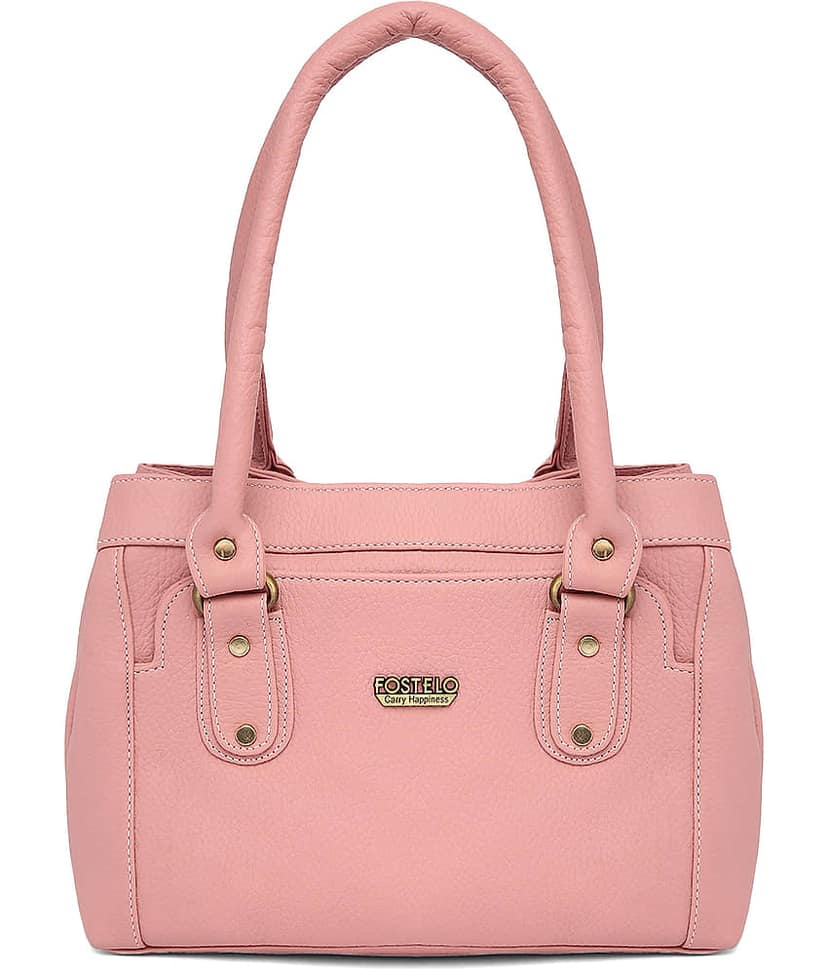 Fostelo - Light Pink PU Shoulder Bag