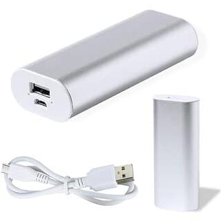 UnV 5200 mAh Power Bank (15 W, Fast Charging) (Silver, Lithium-ion)B