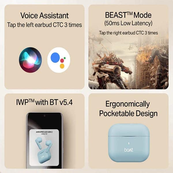 boAt Airdopes Ace Gen 2 True Wireless Earbuds view 5