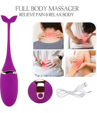 Breckelle's Shark with Remote Portable Manual Massager