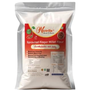 Nutriio - Sprouted Finger Millet Flour 900 Gms (Pack of 2)