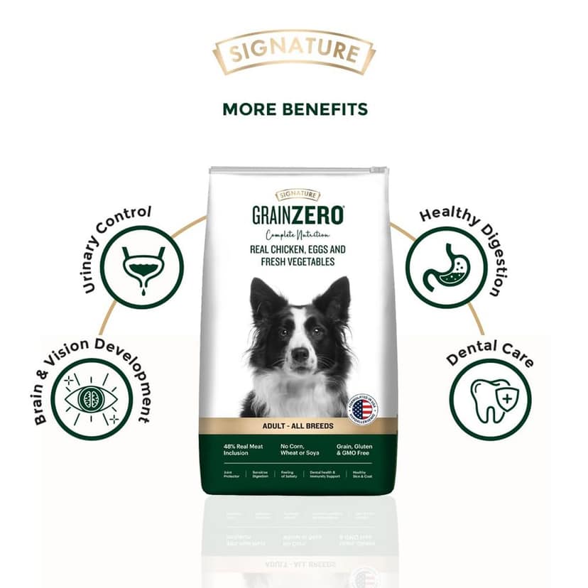 Grain Zero Real Chicken, Egg and Vegetables Adult Dry Dog Food view 4
