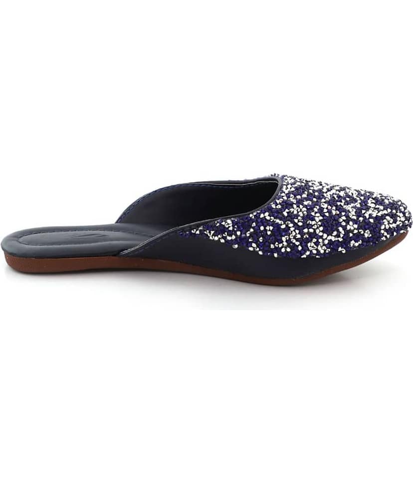 Apratim - Blue Women's Mules view 2