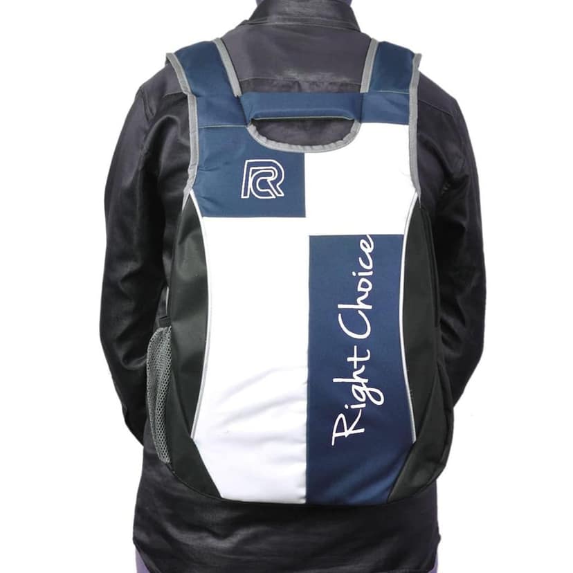 RIGHT CHOICE quality stylish casual backpack daily use unisex typography college bags (Boys and Girls) view 6