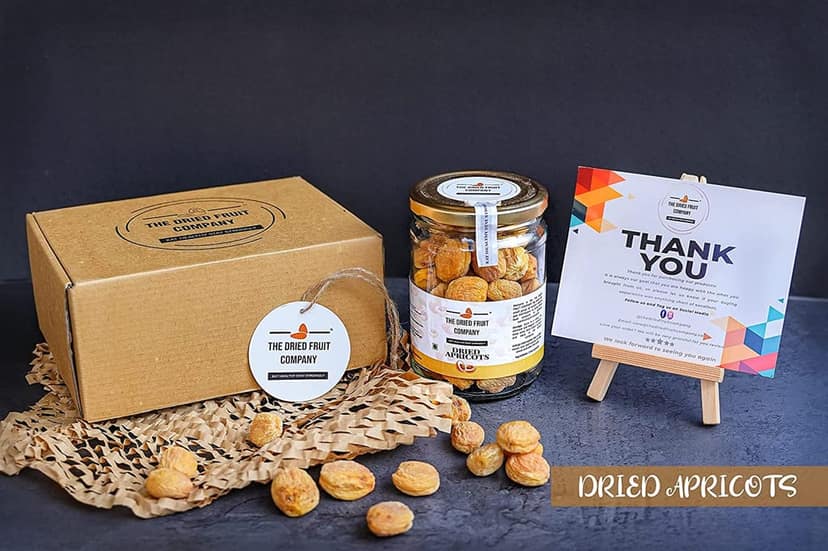 The Dried Fruit Company Dried Apricot Dry Fruit Healthy High in Antioxidants Naturally Tasty Increases Immunity (250gm) view 2
