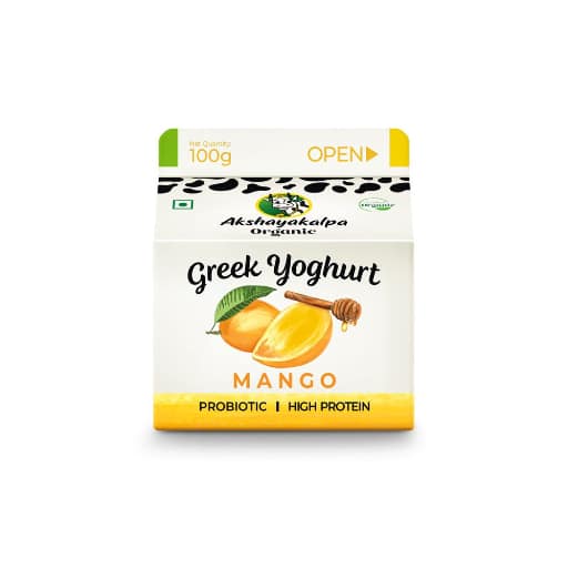 Akshayakalpa Organic Greek Yogurt - Mango
