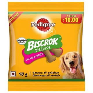 Biscrok With Milk & Chicken 50 Gms