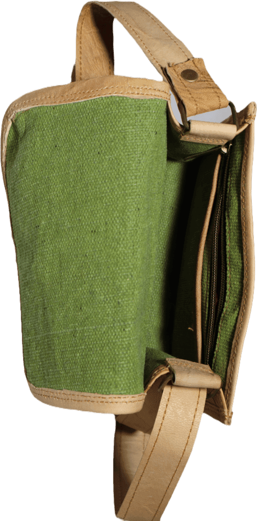 Bhakri Devi Handicrafts Made of Leather with Attachable Shoulder Strap Sling Bag For Women & Girl view 7