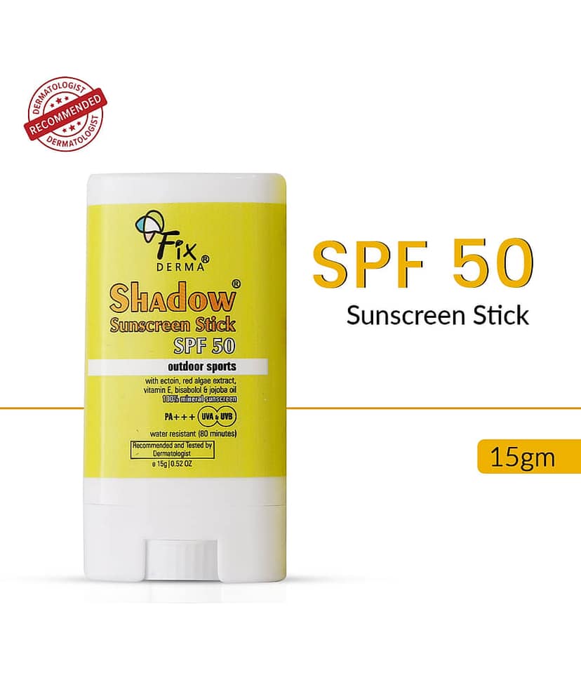 Fixderma Sunscreen Stick SPF 50 with Vitamin E & Jojoba Oil for Sports, 15g, (Pack of 1) view 2