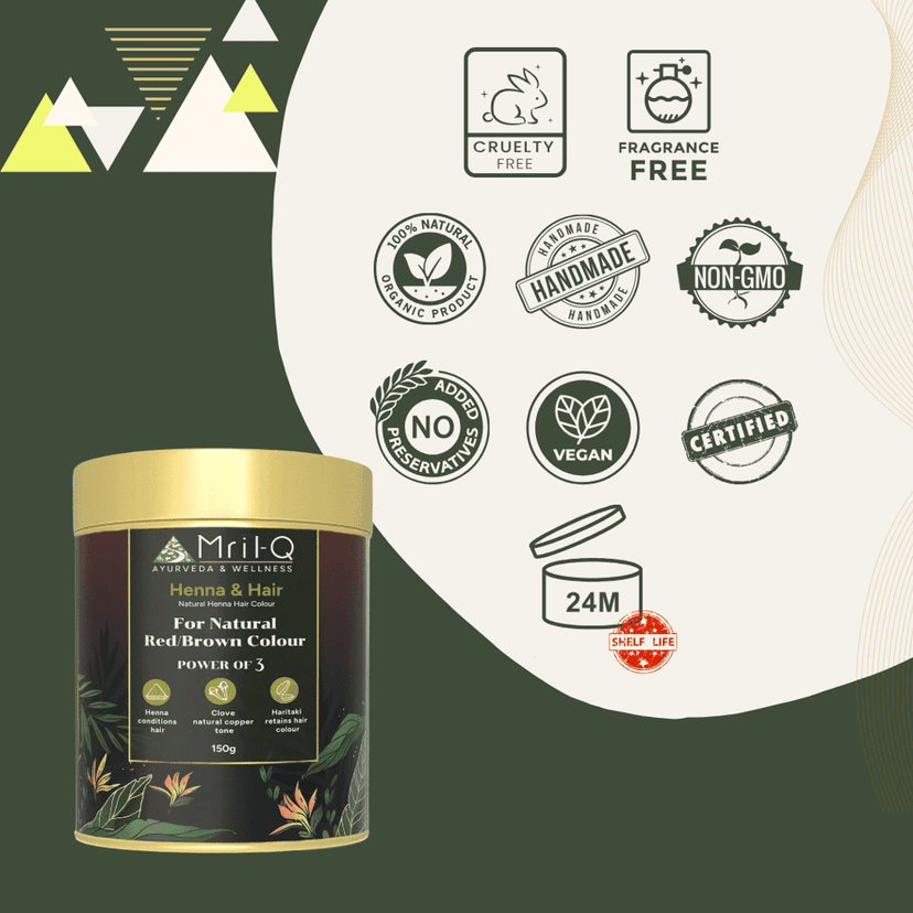 MrilQ Henna & Hair | Hair colour | Natural Red or Brown Colour view 6