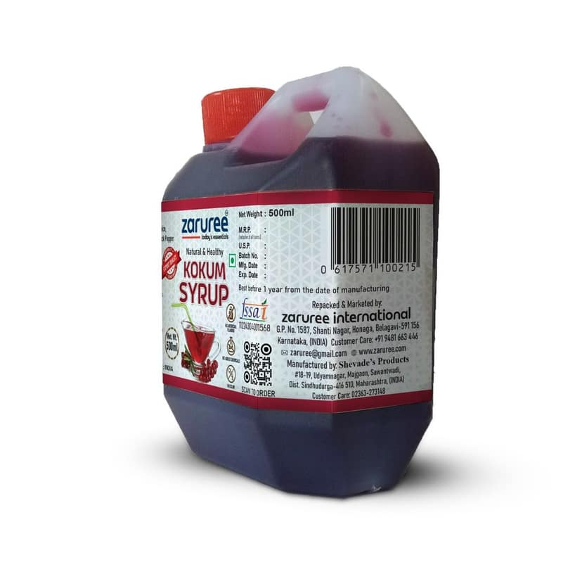 Kokum Syrup 500ml view 2