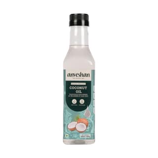 Anveshsn Wood Pressed Coconut Oil - 500ml Pet Bottle