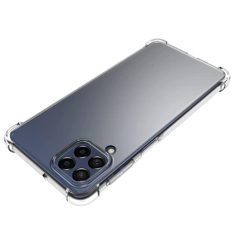 USTIYA for Samsung Galaxy M53 5G Case Clear TPU Four Corners Cover Transparent Soft funda view 4