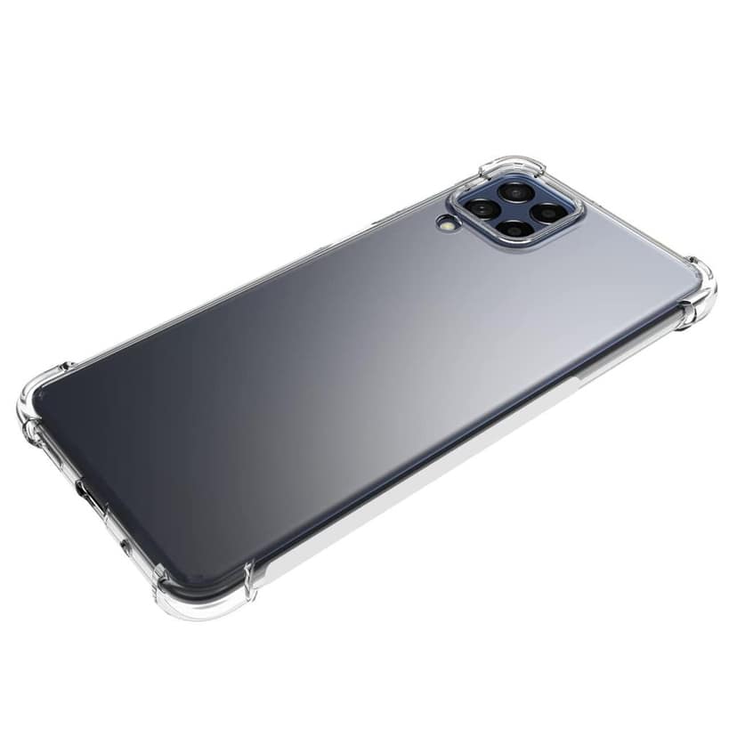 USTIYA for Samsung Galaxy M53 5G Case Clear TPU Four Corners Cover Transparent Soft funda view 5