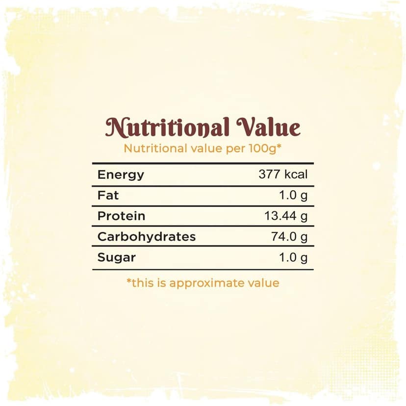 Shudhaata Bhalia Wheat Atta (1kg) - Premium Long Grain Non-Hybrid Wheat with GI Tag view 5