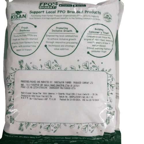 FPO Kisan Naturals Multigrain Atta - 1kg view 2