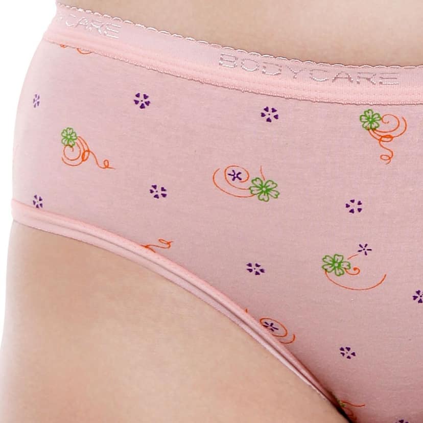 Bodycare women's combed cotton assorted Hipster Panty Pack of 3 ( E3000 ) view 4