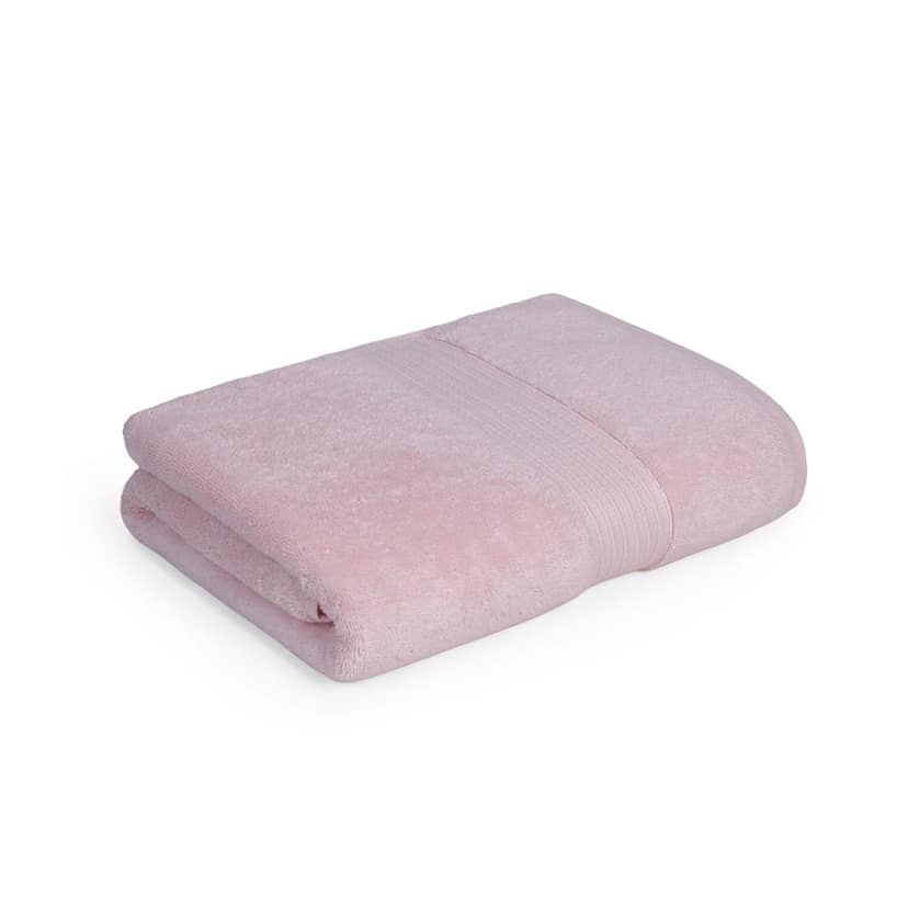Feather & Spun Organic Cotton Bath Towel | Lavender Fragrance | GOTS Certified | Anti Microbial | Fade Resistant | Double Needle Stitch | 650 GSM | 76 cms x 137 cms