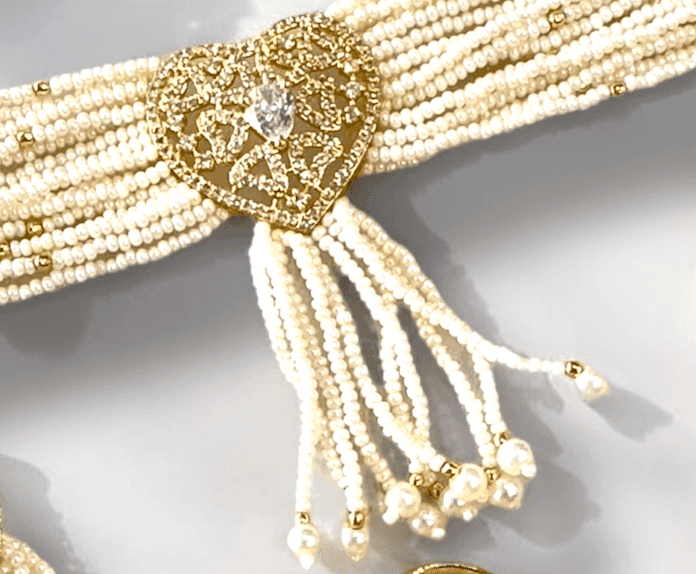 Pearly Choker Set - The Pearl Treasure - A collection By Amit Chauhan And Sons view 3