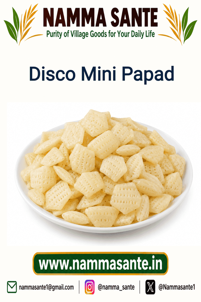 Mini Disco Papad | Mini Papad | Disco Papad | Small Papad | Mini Fry Papad view 2