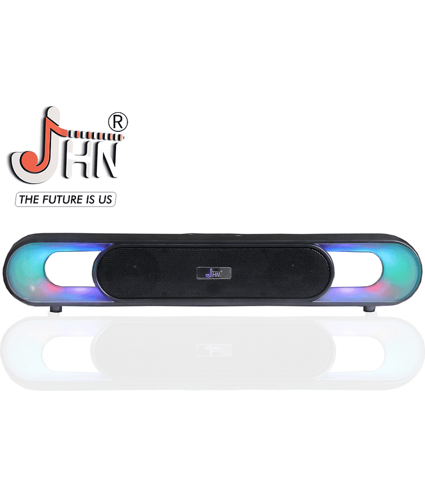 jhn JHN 847 10 W Bluetooth Speaker Bluetooth V 5.1 with USB,SD card Slot,Aux Playback Time 6 hrs Black
