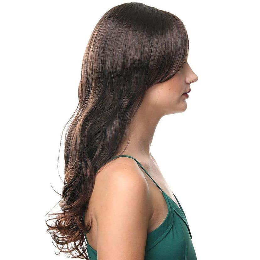 AkashKrishna Women's Full Head Synthetic Hair Wigs Long Hair For Women/Women Wigs Natural Hair | 24 inches WIth Wig Cap (Natural Brown) view 3