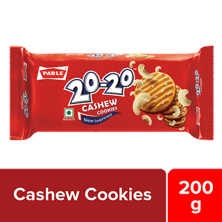 Parle 20-20 Cashew Cookies, 200 gm