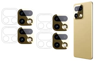ISAAK Back Camera Lens Protector compatible for Realme 16 Pro Plus 5G (Pack of 4)