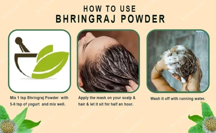 BrijBooti Bhringraj Powder - Eclipta Alba For hair Growth (100% Natural) view 8