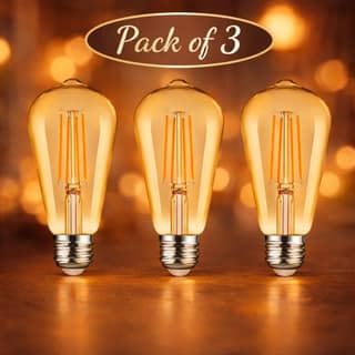 SPARKWORLD 4W Halogen Bulb Pack of 3 | Warm White | Clear Glass | Decorative Pin Type Bulb | Size: 4watt | Colour: Yellow