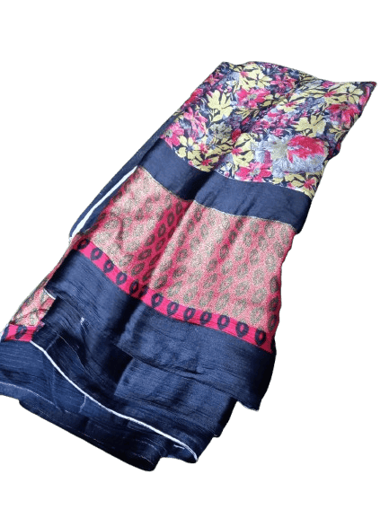 Floral Printed Georgette Saree With Blouse Piece view 2
