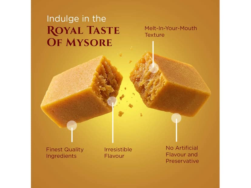 Lal Sweets Mysore Pak Premium - 200gm view 2