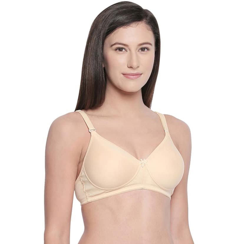 Bodycare Women Cotton Spandex Full Coverage Padded Regular Bra 6590-Skin view 2