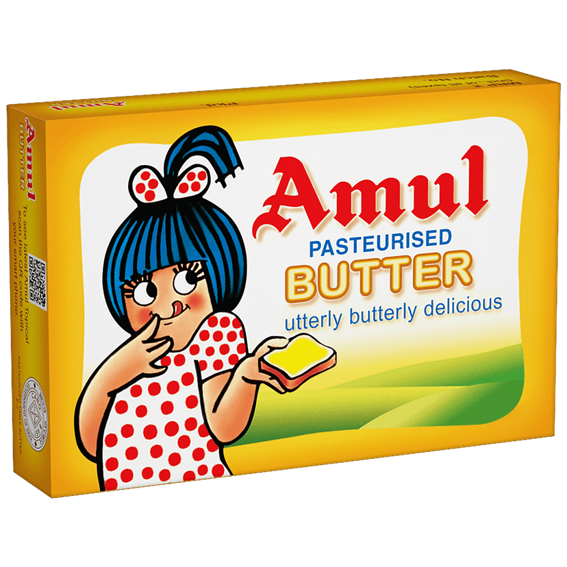 Amul Pasteurised Butter, 100 G Carton view 2