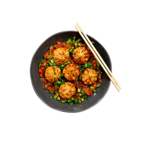 Chicken Gravy Momos (Half)