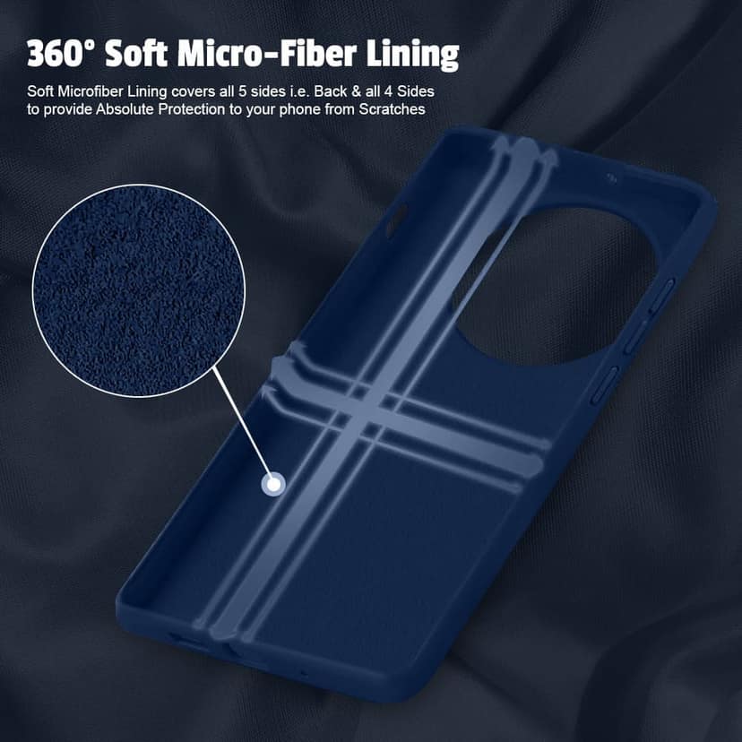 LIRAMARK Liquid Silicone Soft Back Cover Case for OnePlus 13/1+13 5G view 4