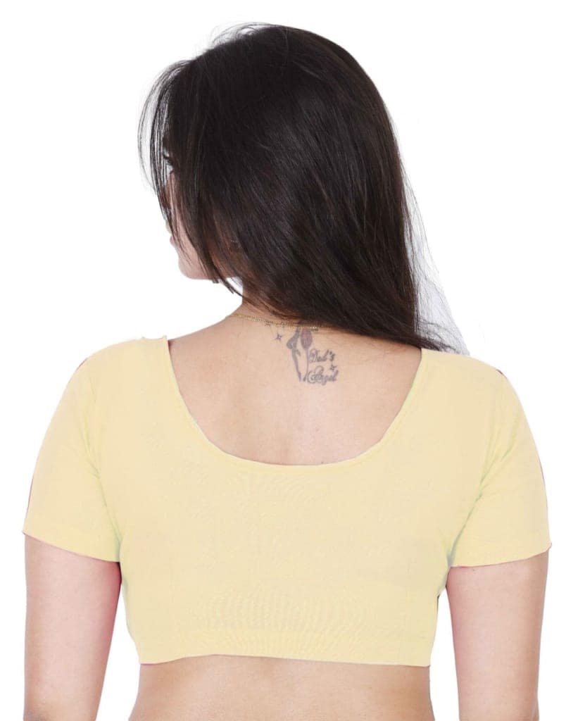 JISB Readymade blouse,Cream view 2