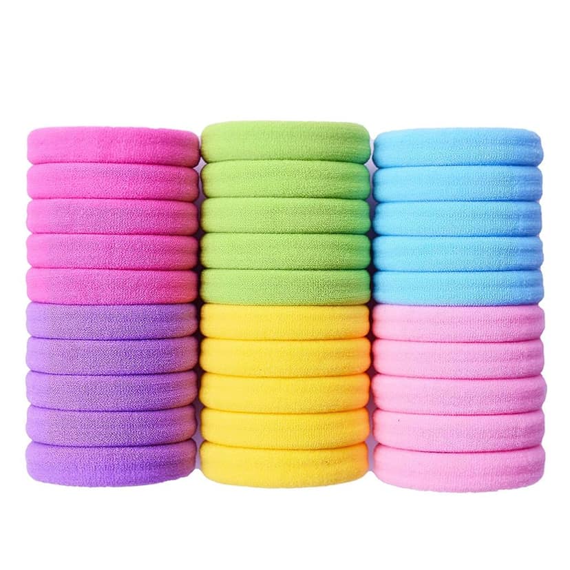 100 PCS Hair Rubber band Multicolored view 3