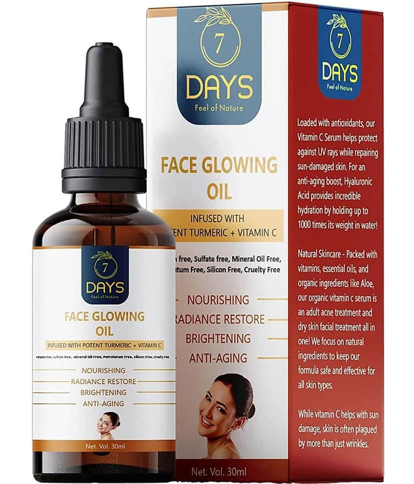 7 days - Fairness Face Oil For All Skin Type ( Pack of 1 )