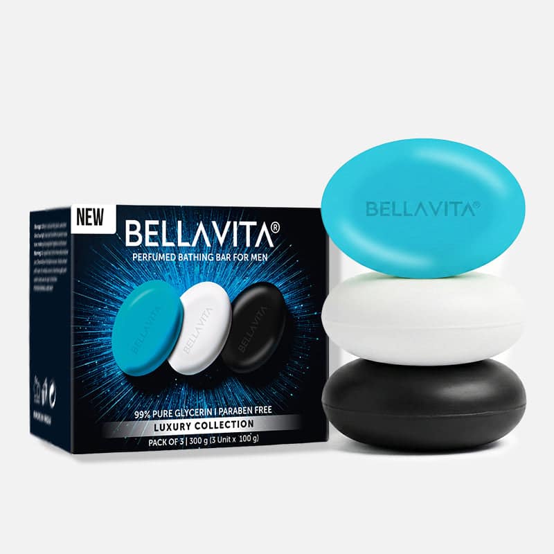 Perfumed Bathing Bar (Soaps) For Men - 3 x 100g (Pack of 3) Perfumed Bathing Bar (Soaps) For Men - 3 x 100g (Pack of 3) - Pack of 3
