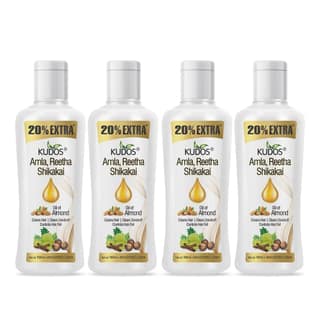 Kudos Amla, Reetha, Shikakai Shampoo (100ml X 4)