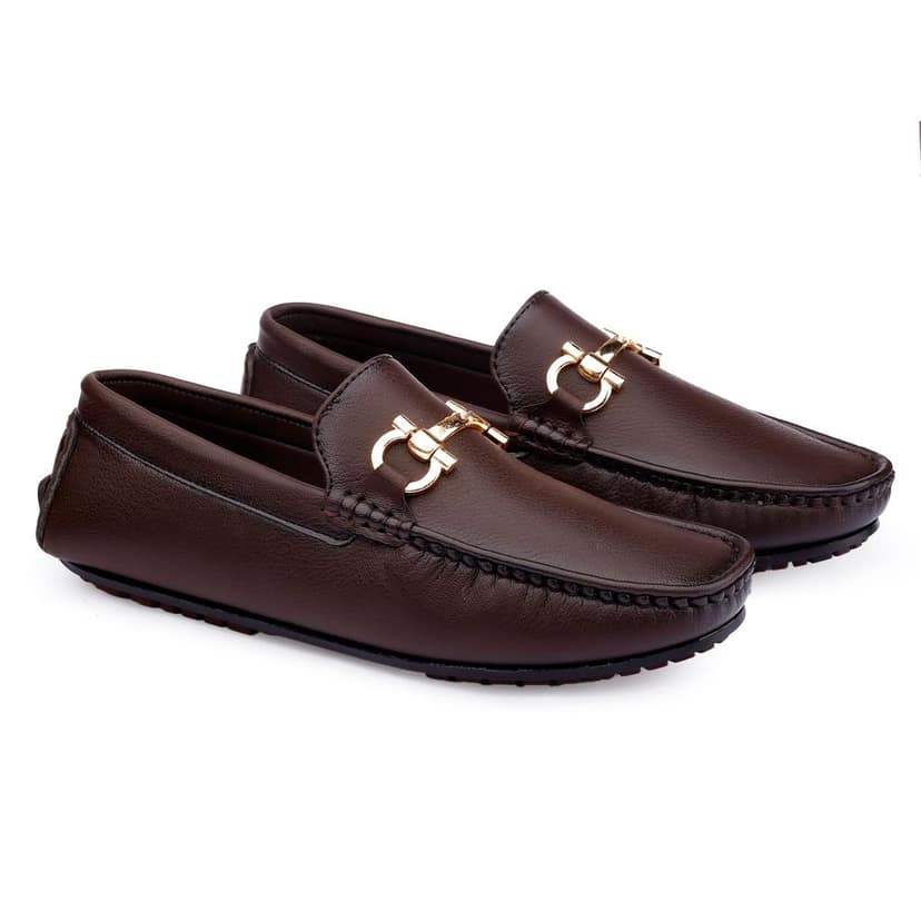 New Latest Men's Faux Leather Slip-on Loafers view 3