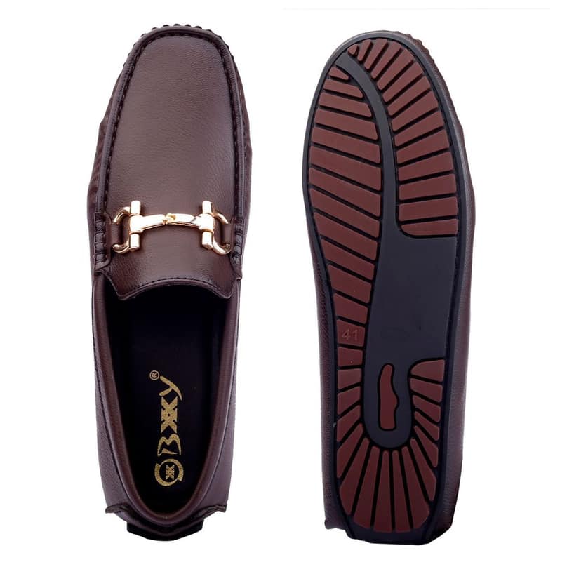 New Latest Men's Faux Leather Slip-on Loafers view 7